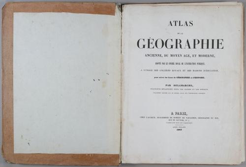 E231 - Atlas Geography 1845 - i1603