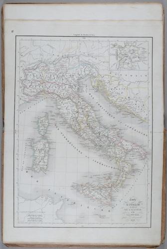 E231 - Map of Ancient Italy, Illyria, and Sicily, 1835 - i1616