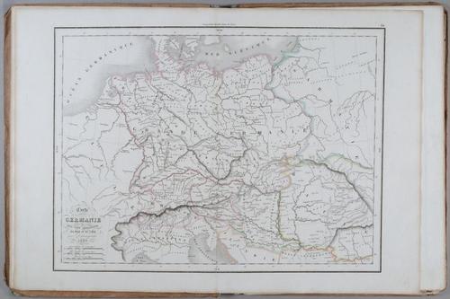 E231 - Map of Germany and Adjacent Countries, 1838 - i1619