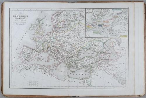 E231 - Map of Europe 1843 - i1622