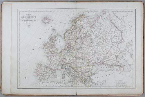 E231 - Map of Europe 1845 - i1626