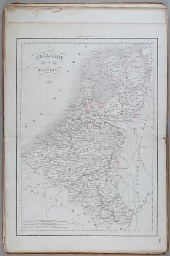 E231 - Map of Holland and Belgium 1838 - i1629