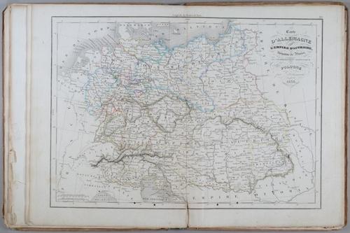E231 - Map of Germany of the Austrian Empire 1838 - i1630