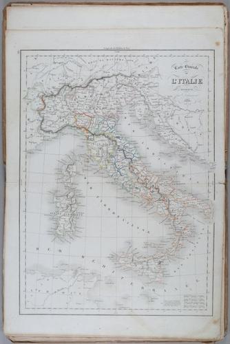 E231 - Map of Italy 1838 - i1633