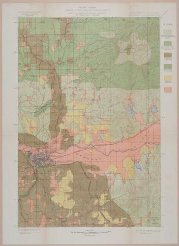 E239 - Land Classification and Density of Standing Timber,  Washington - Idaho Spokane Quadrangle -i1844