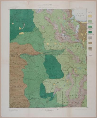E239 - Land Classification and Density of Standing Timber,  California Pyramid Peak Quadrangle - i1846