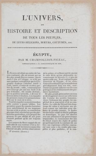 E253 - Egypte Ancinenne, 1839 - 2742