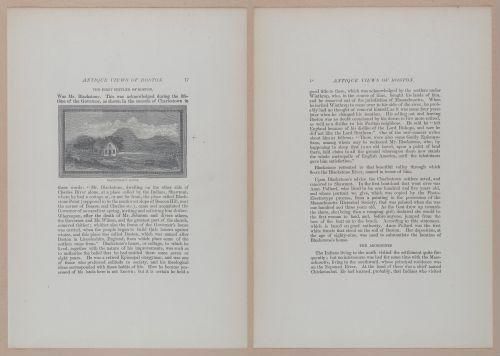E262 - Antique Views of Ye Towne of Boston - 1882 - i3570 - 3571