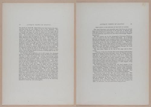 E262 - Antique Views of Ye Towne of Boston - 1882 - i3577 - 3579