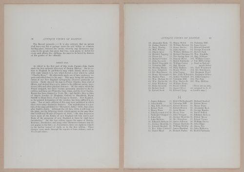 E262 - Antique Views of Ye Towne of Boston - 1882 - i3580 - 3583
