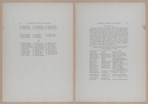 E262 - Antique Views of Ye Towne of Boston - 1882 - i3584 - 3587