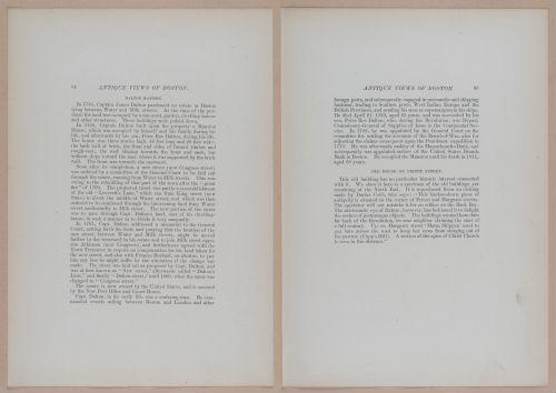 E262 - Antique Views of Ye Towne of Boston - 1882 - i3601 - 3604