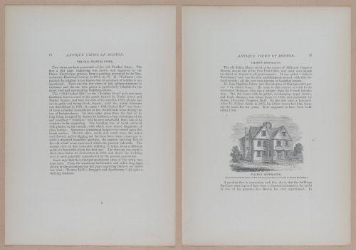 E262 - Antique Views of Ye Towne of Boston - 1882 - i3605 - 3608