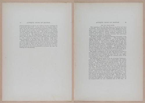 E262 - Antique Views of Ye Towne of Boston - 1882 - i3612 - 3615