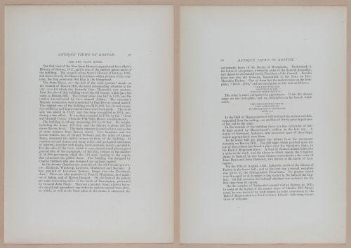 E262 - Antique Views of Ye Towne of Boston - 1882 - i3618 - 3619