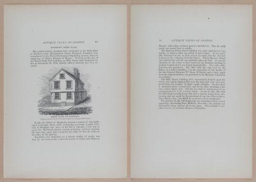 E262 - Antique Views of Ye Towne of Boston - 1882 - i3622 - 3623