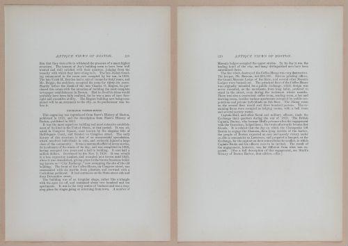 E262 - Antique Views of Ye Towne of Boston - 1882 - i3640 - 3641