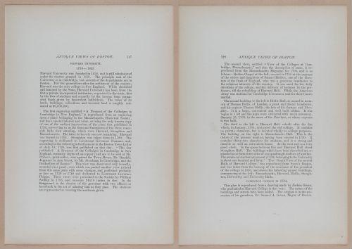 E262 - Antique Views of Ye Towne of Boston - 1882 - i3646 - 3647
