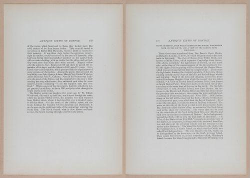 E262 - Antique Views of Ye Towne of Boston - 1882 - i3678 - 3679