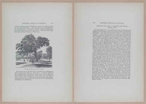 E262 - Antique Views of Ye Towne of Boston - 1882 - i3685 - 3686