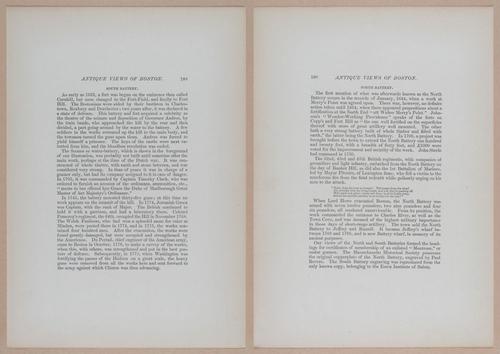 E262 - Antique Views of Ye Towne of Boston - 1882 - i3692 - 3693