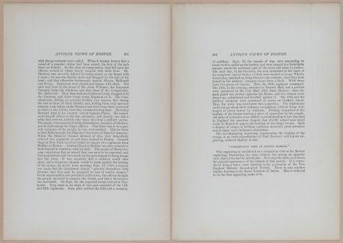 E262 - Antique Views of Ye Towne of Boston - 1882 - i3700 - 3701