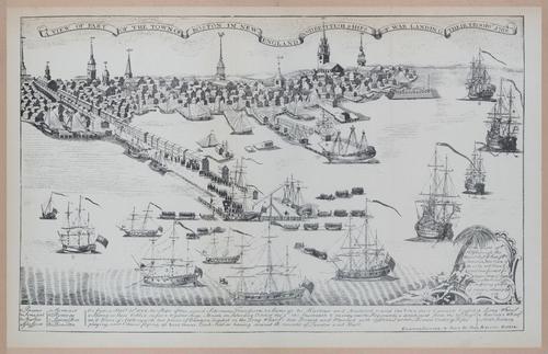 E262 - Antique Views of Ye Towne of Boston - 1882 - i3702 - 3703