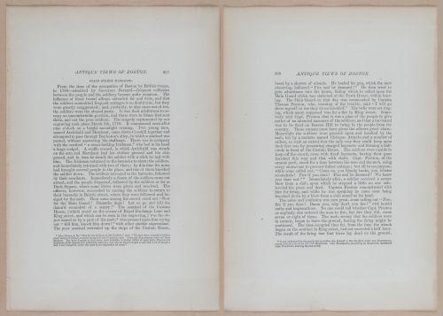 E262 - Antique Views of Ye Towne of Boston - 1882 - i3707 - 3708