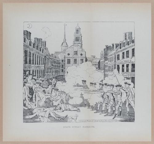E262 - Antique Views of Ye Towne of Boston - 1882 - i3709 - 3710