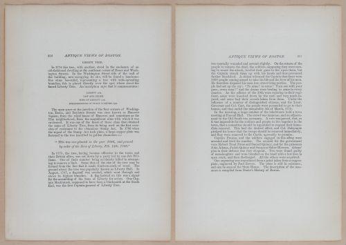 E262 - Antique Views of Ye Towne of Boston - 1882 - i3711 - 3712