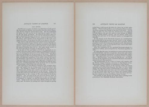 E262 - Antique Views of Ye Towne of Boston - 1882 - i3715 - 3716