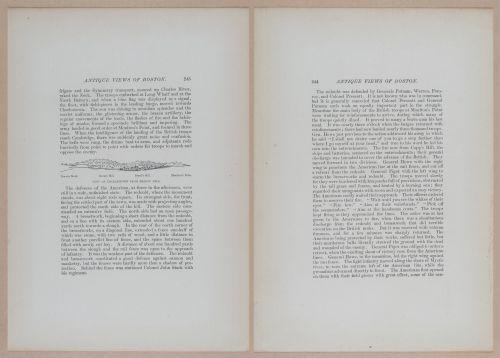 E262 - Antique Views of Ye Towne of Boston - 1882 - i3739 - 3740