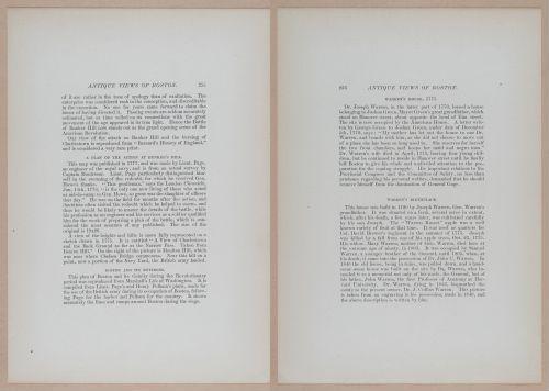 E262 - Antique Views of Ye Towne of Boston - 1882 - i3749 - 3750