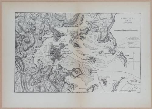 E262 - Antique Views of Ye Towne of Boston - 1882 - i3755 - 3756