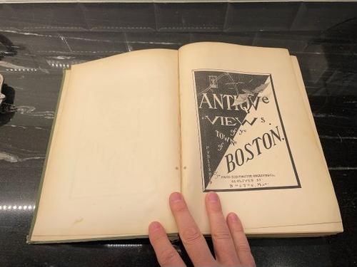 E262 - Antique Views of Ye Towne of Boston - 1882 - i4901