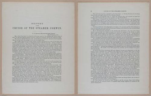 E266 - Report of the Cruise of the Steamer Corwin in the Arctic Ocean - 1885 - 3996-3997