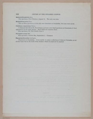  E266 - Report of the Cruise of the Steamer Corwin in the Arctic Ocean - 1885 - 4129