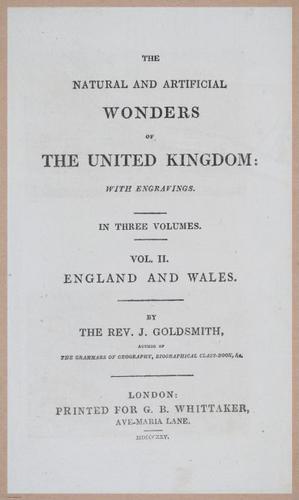 E275 - The Natural and Artificial Wonders of the United Kingdom - 1825 - i4684