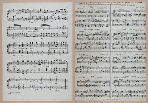 E300 - Sheet Music Scottish Lancers - i6632-6633