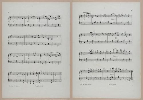 E300 - Sheet Music Scottish Lancers - i6648-6649