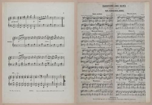 E300 - Sheet Music Scottish Lancers - i6652-6653