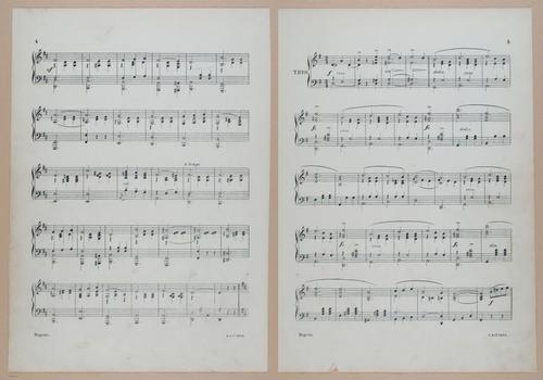 E300 - Sheet Music Scottish Lancers - i6671-6672