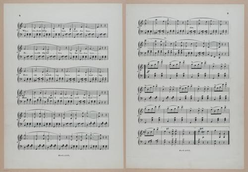 E300 - Sheet Music Scottish Lancers - i6685-6686