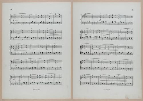 E300 - Sheet Music Scottish Lancers - i6687-6688