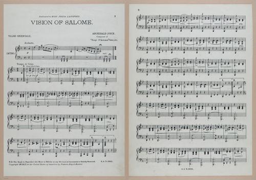 E300 - Sheet Music Scottish Lancers - i6693-6694