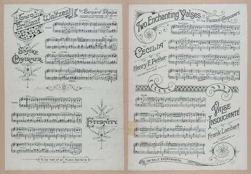 E300 - Sheet Music Scottish Lancers - i6699-6700