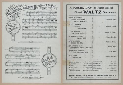E300 - Sheet Music Scottish Lancers - i6701-6702