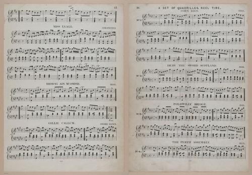 E300 - Sheet Music Scottish Lancers - i6748-6749