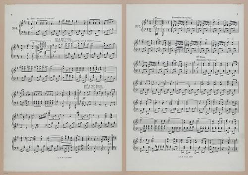 E300 - Sheet Music Scottish Lancers - i6814-6815
