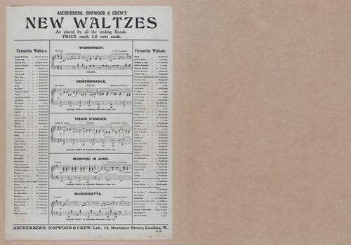 E300 - Sheet Music Scottish Lancers - i6820